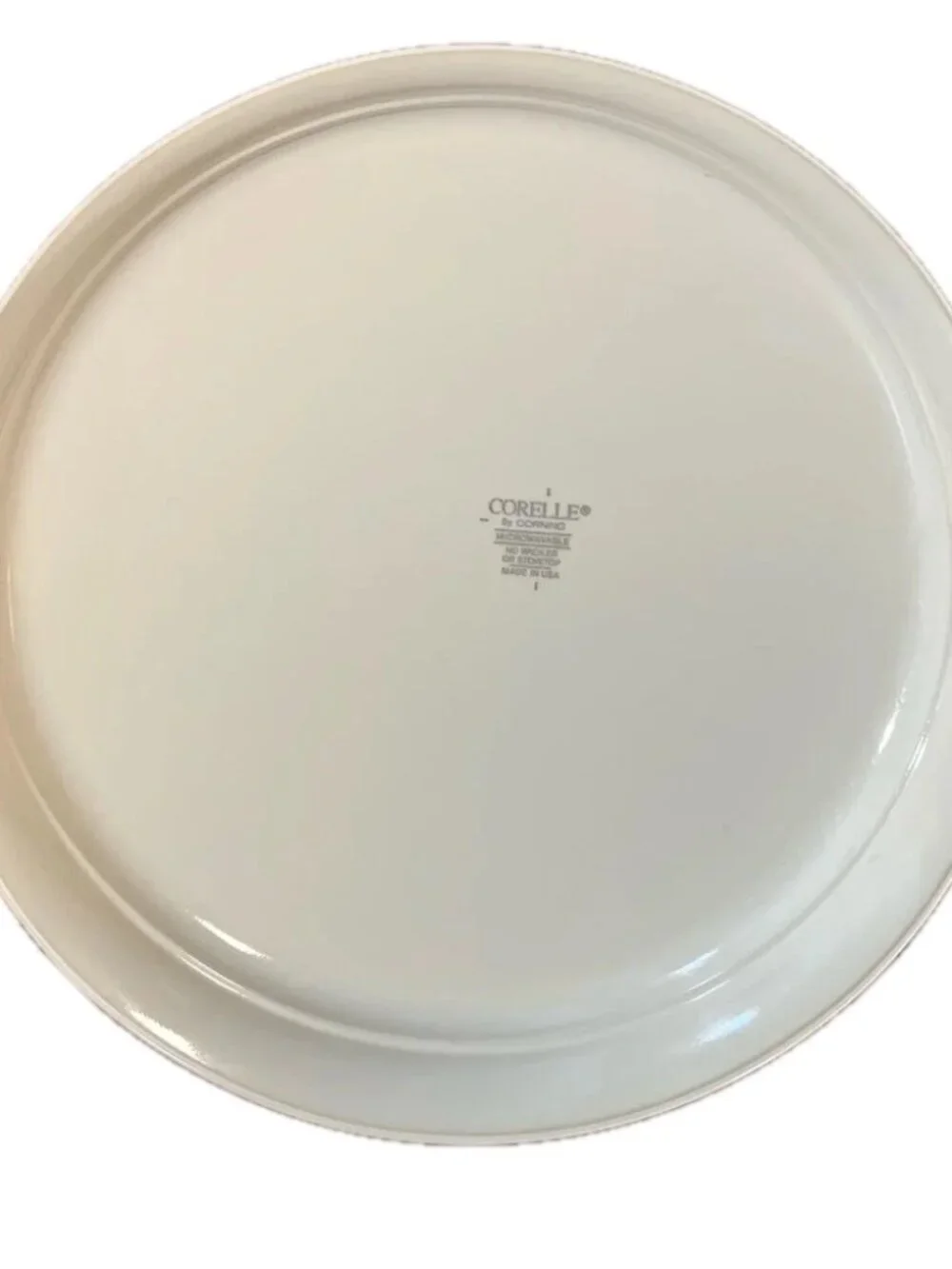 Corelle Corning Abundance - 8 Dinner Plates Vitrelle Glass Floral Pattern